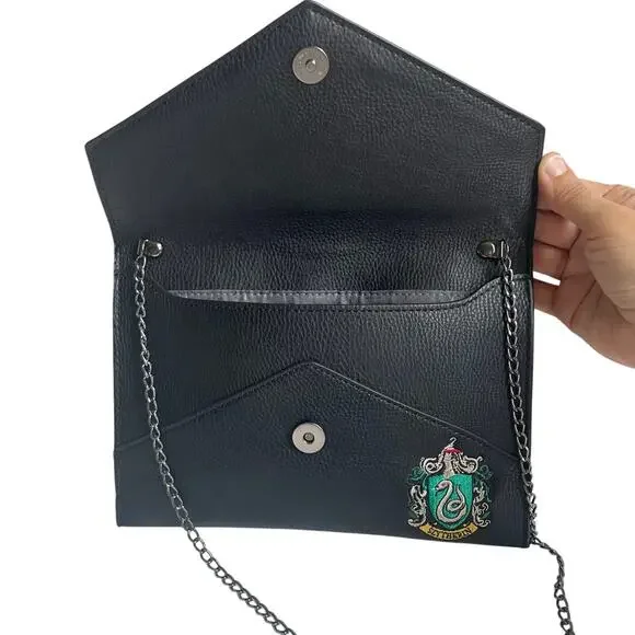 Danielle Nicole x Harry Potter Women's Black Slytherin Uniform Clutch Bag - Picture 6 of 13